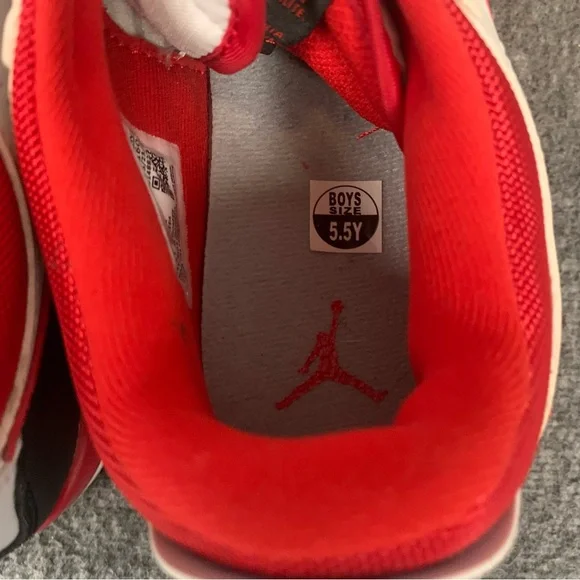 Nike Boys Jordan Legacy 312 Low GS 'Fire Red' 5.5Y - Picture 8 of 11